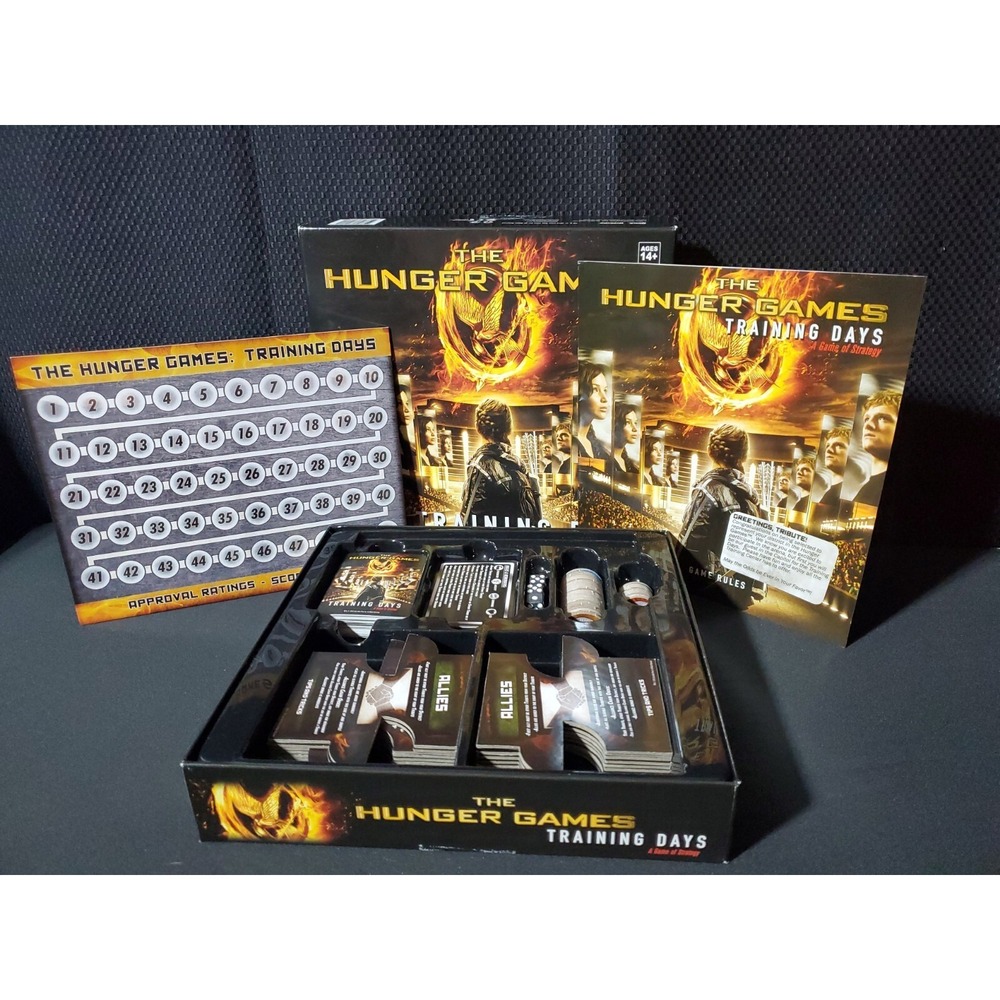 Hunger Games Training Days A Game Of Strategy Game Boardgame Wizkids Family Nite
